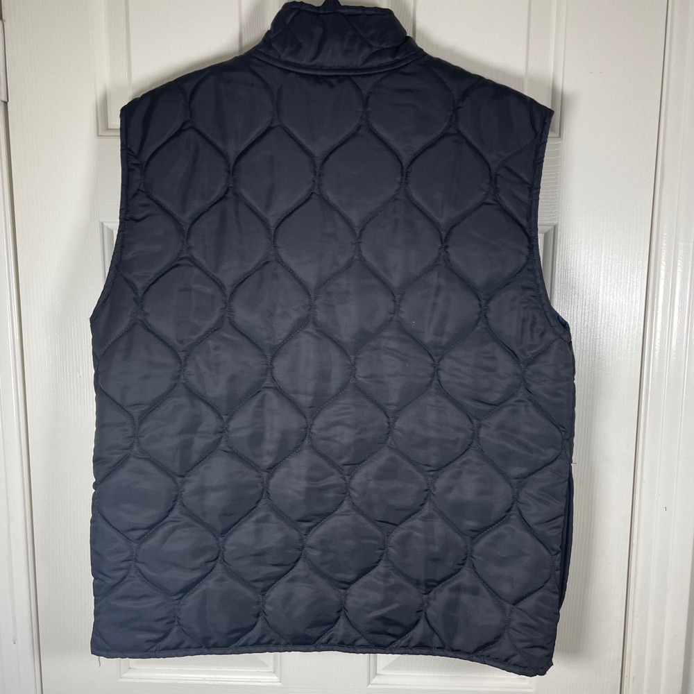 Teton‎ Gravity Research Quilted Insulated Zip Vest Mens L Black Vintage Made USA - Picture 3 of 6